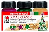 Qualität - Made in Germany Marabu 140100090 - Trend-Set Decormatt Acryl, X-Mas Classic, 15 ml