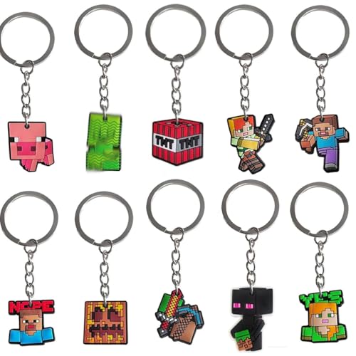Bessy shop 10PCS Keychains, Regalos de Cumpleaños, Fiestas y