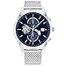 Produktbild Tommy Hilfiger Multi Zifferblatt Quarz Uhr für Herren mit Silbernes Edelstahl-Mesh-Gliederarmband - 1710504