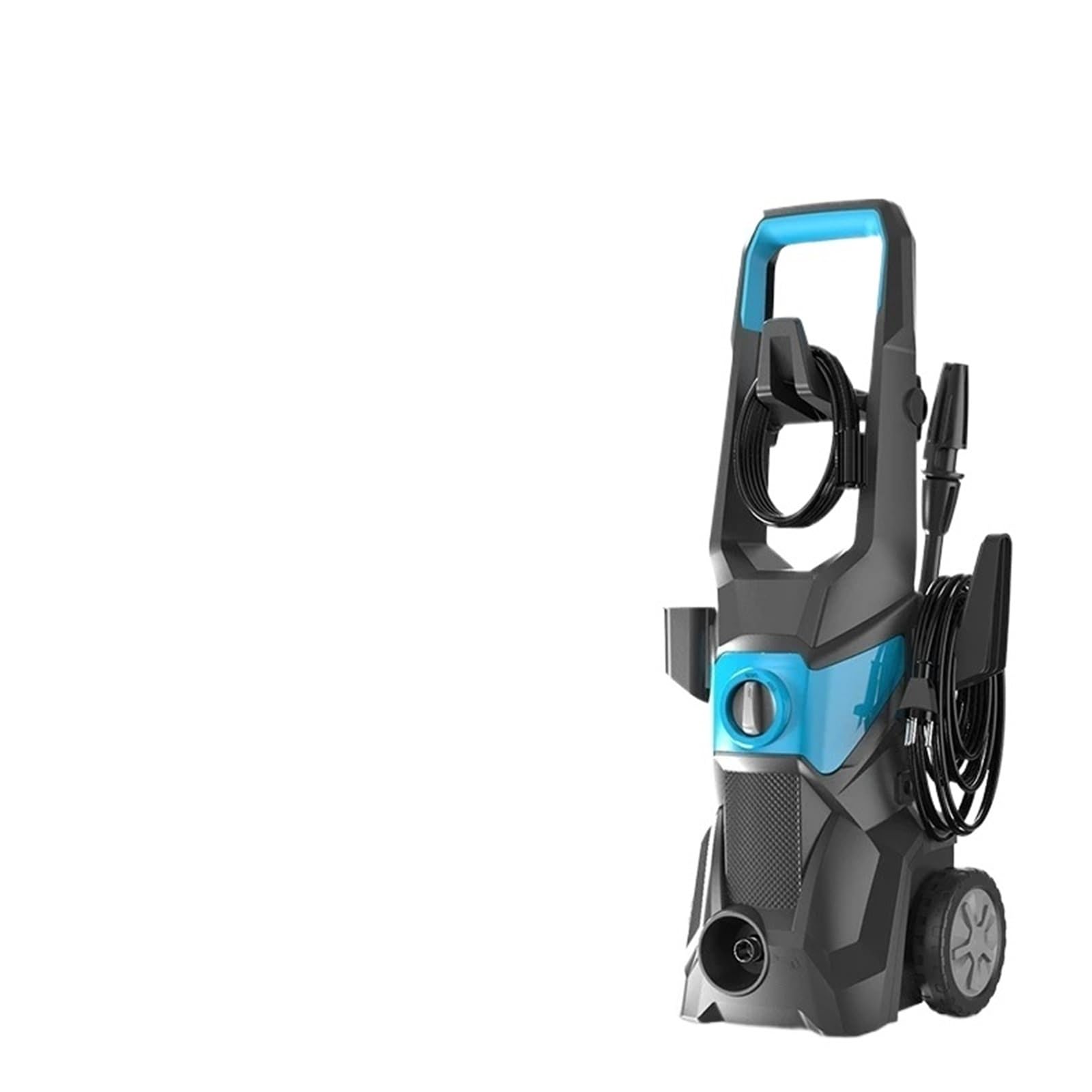 Bomba de agua de limpiaparabrisas Apto para ventanas de piso de coche, equipo de lavadora portátil multiusos con espuma, limpiador de pistola de agua Canno Power(Blue)