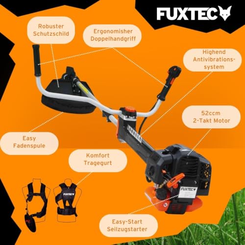 Foto von FUXTEC Benzin Motorsense FX-PS152 • 52ccm 3 PS 2-Takt Antivibrationssystem