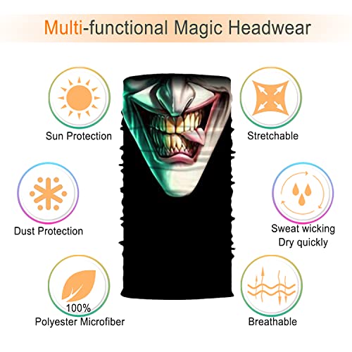 Joeyoung Headwear, Bandana, Neck Gaiter Head Wrap Headband Balaclava Magic Scarf #TOP1