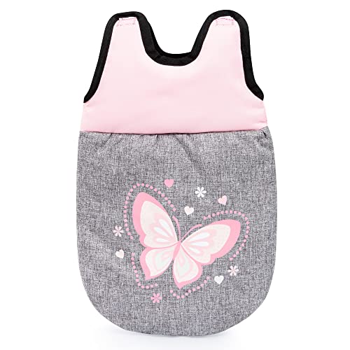 Cochecito para muñecas completo con cama y saco de dormir 5