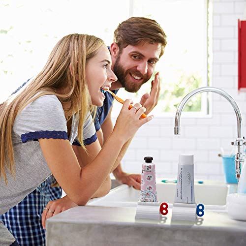 Image of Maiya Plastic Rolling Tube Toothpaste Squeezer (Red, Blue, Green, 3 Pieces)