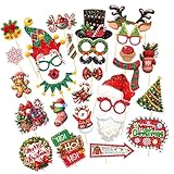 PLCPDM Decoración reciclable para cabina de fotos para fiestas, actividades creativas de temporada y marcos de exhibición personalizables, suministros de fiesta de papel