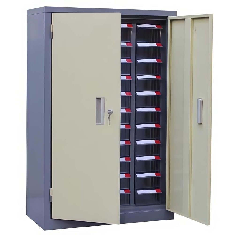 BHGFYXBS 30 Tool Sto Cabinet Abs For Office Supplies Perfect For Hardware Ment & Efficient,B-30 Drawers With Door,B-30 drawers with door