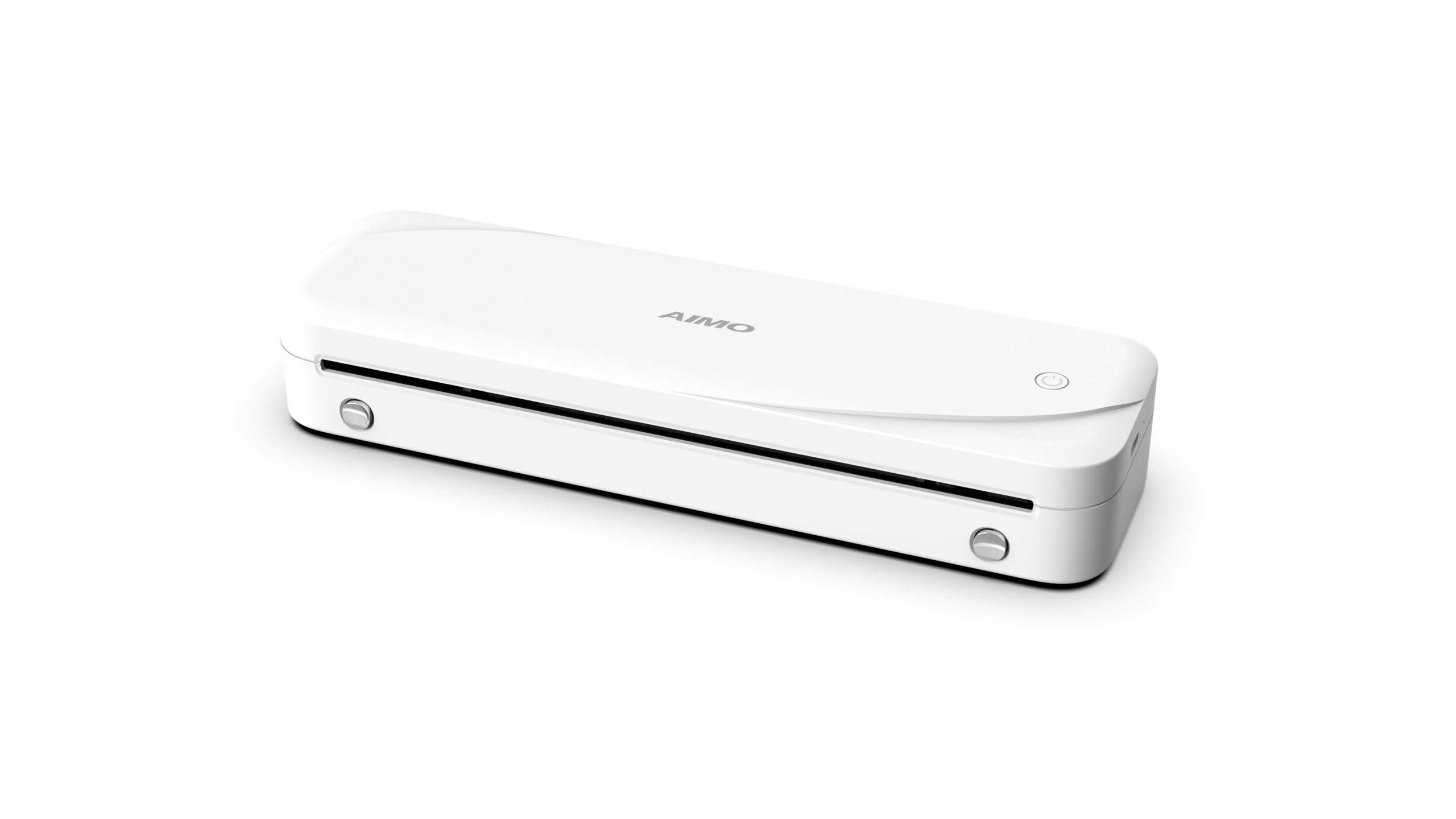 Inkless Portable Printer for Travel - M833 Wireless Thermal Printer Supports US Letter and A4 Thermal Paper, Bluetooth Phone Printers, Compatible with Android & iOS & Laptop for Work, 300DPI, White