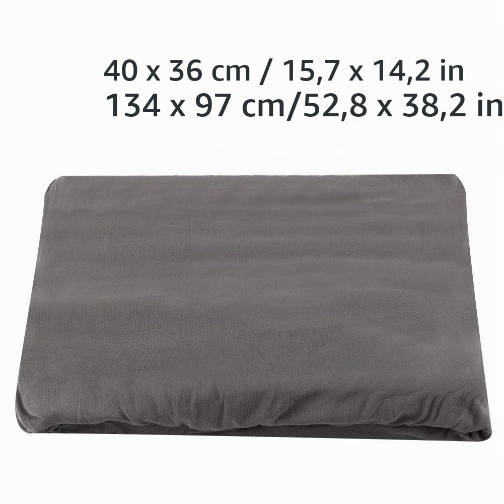 Funda para Sofa Esquinero, 3 + 2 Plazas Funda Elástica Cubre Chaise Longue, Forma de L, Protector Lavable de Poliéster.
