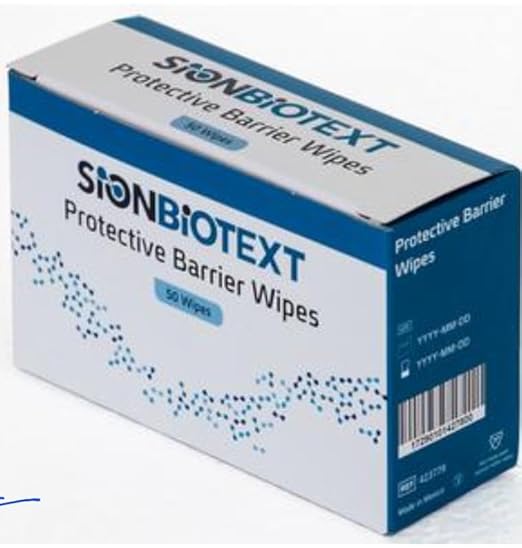 SION BIOTEXT Barrier Wipe 423779 box of 50