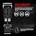MICTUNING MIC-LSB1 Laser LED Light Bar Rocker Switch ON-Off LED Light 20A 12V, 5pin, Blue