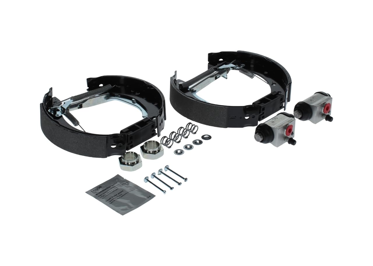 Bosch KS605 Kit Super Pro - Kit de frein à tambours arrière - 1 jeu complet prémonté, 2 cylindres de roue, 4 mâchoires de frein