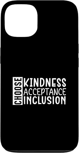 Funda para iPhone 13 Choose Kindness Acceptance Inclusion Orange Day