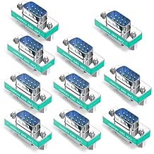 10Pack CAN Bus Terminal Resistance 120 OHM D-SUB 9 PIN RS323 Serial Male to Female Connector Adatper -CAN DB9 Adapter