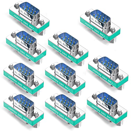 CAN Bus DB9 Adapter 10Pack 120 Ohm D-SUB 9 Pin RS323 Connector