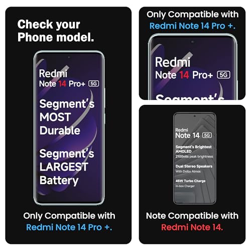 Image of ArmourPro Military Grade UV Tempered Glass Compatible For Redmi Note 14 Pro Plus, Note 14 Pro and Note 13 Pro Plus (6.67 Inch) With UV Installation Kit | Edge-to-Edge Protector Coverage | Clear, Pack of 2