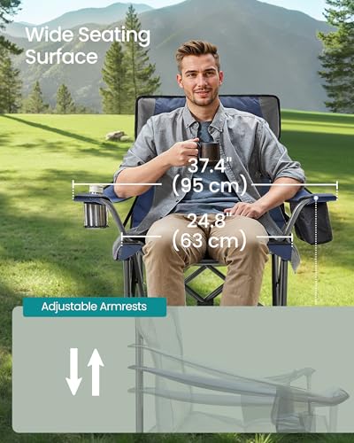 SONGMICS High-Back Folding Camping Chair
