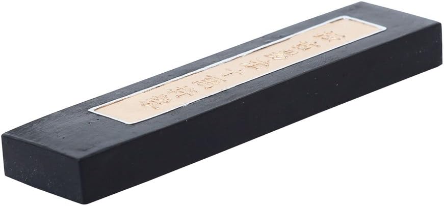 Easyou Handmade Refined Pine Soot Ink Stick for Chinese Japanese Calligraphy and Painting 62g