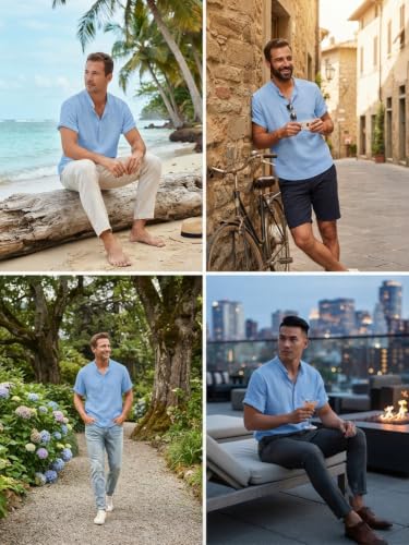 Image of Leriya Fashion Tshirt for Man | T Shirt for Mans | Mens TShirt's | Collarless T- Shirt for Mens | Half Sleeve Tshirt for Men (Available in Plus Sizes) Polycotton, Regular Fit