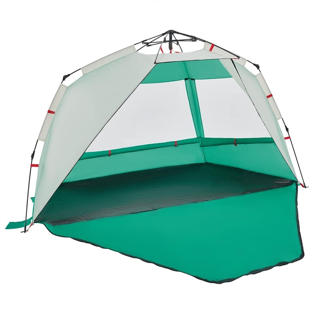 Tenda Da Spiaggia 2 Persone Verde Mare Rilascio Rapido