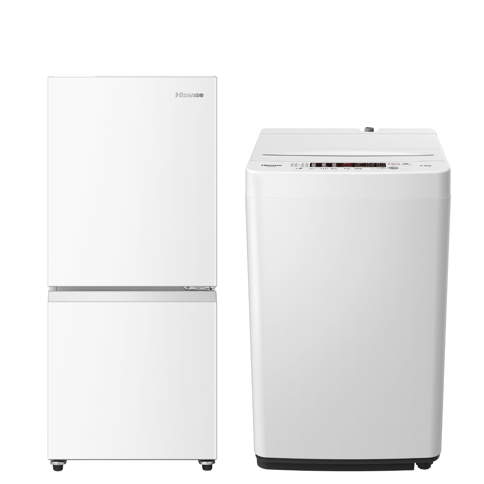 Amazon | 【新生活家電セット】ハイセンス 冷蔵庫 135L 白 & 洗濯機