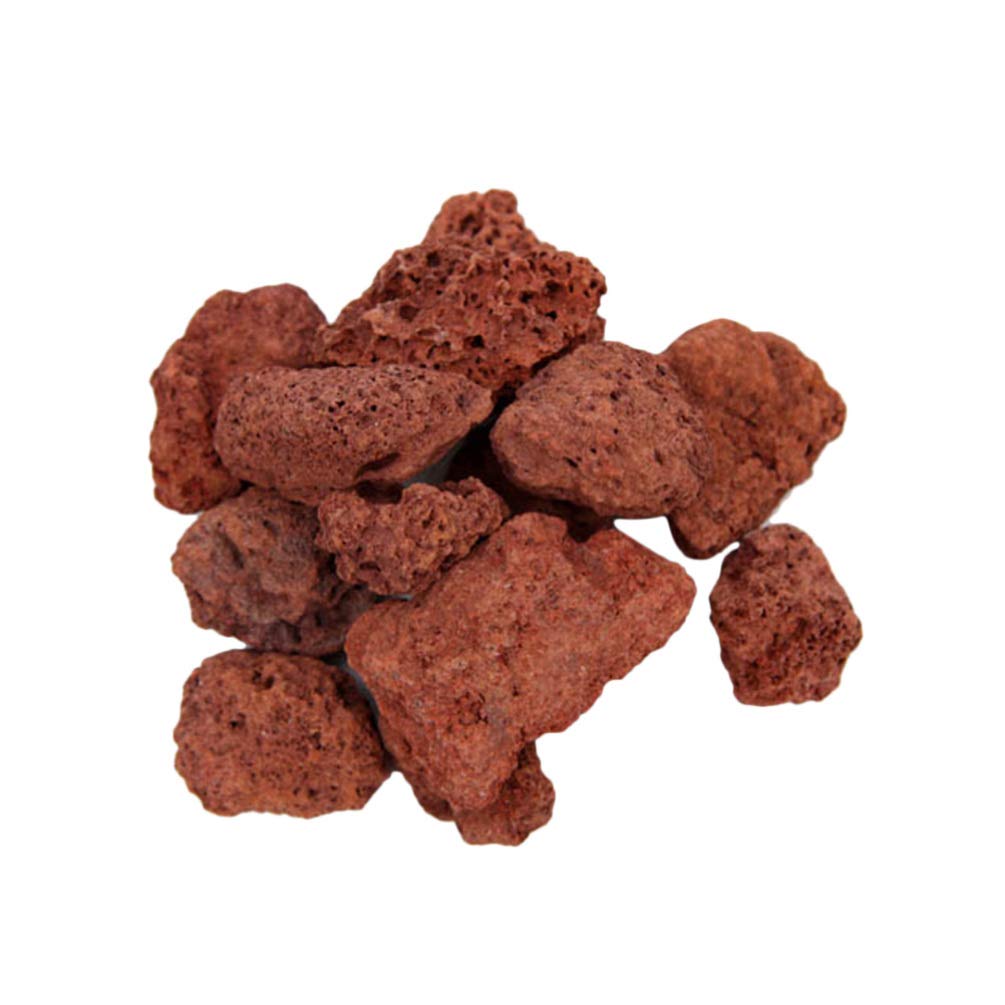 VILLCASE Rocce Vulcaniche per Acquari 2.4 Pollici Pietra Lavica 450G Materiale Filtrante Decorativo per Serbatoio di Pesce Acqua E Marina