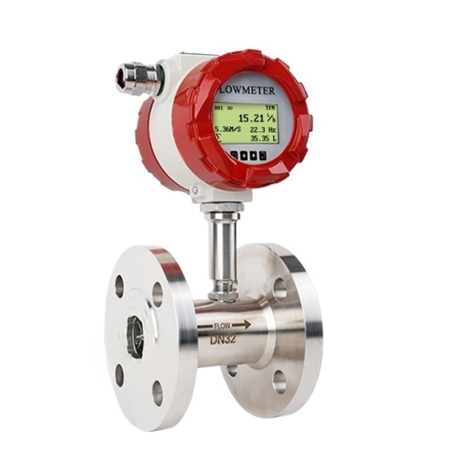 PXQCHAVLN Liquid flowmeter with Display Thread/Flange Connection Accuracy 0.5%(DN50 flange)