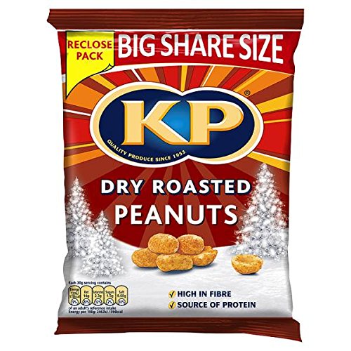 KP seco cacahuetes asados ??450g (paquete de 450 g)