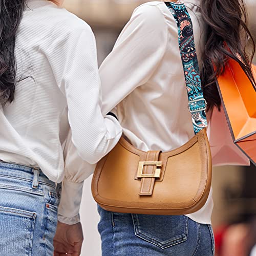 OctBird Taschengurt 3 Stück 3,8cm Breit Schulterriemen für Taschen und Handtashcen, 75-145cm Einstellbar Boho-Stil Ersatz Trageriemen mit Karabiner Tragegurt Schultergurt für DIY Taschen