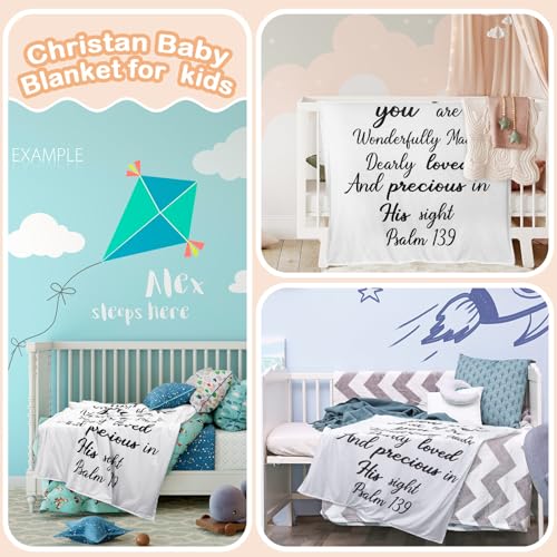 Rtteri RTTERI-WHITE BAPTISM-02 Christian Gift For Baby Plush Baby Blanket thumb #1