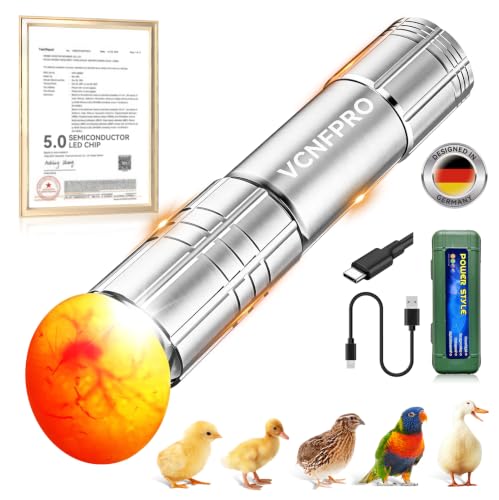 3.0 Upgraded Egg Candler Light【Smart LED Chip】【Certified Titanium Material】