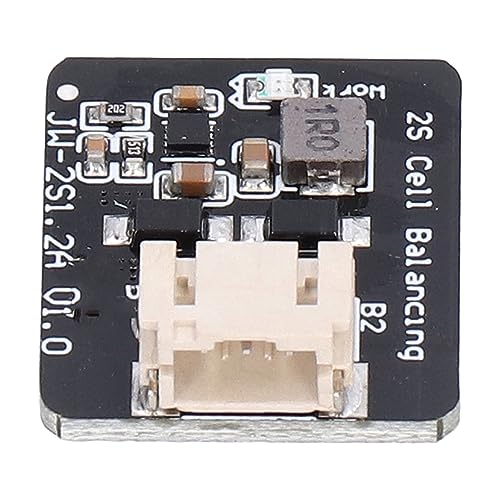Módulo activo ecualizador de baterías de litio, equilibrador activo para celdas ternarias y LiFePO4, placa de transferencia inductiva de energía 2,0 V–4,5 V, 1,2 A con cable de cobre de 30 cm para paquete de baterías (2S) miniatura 5