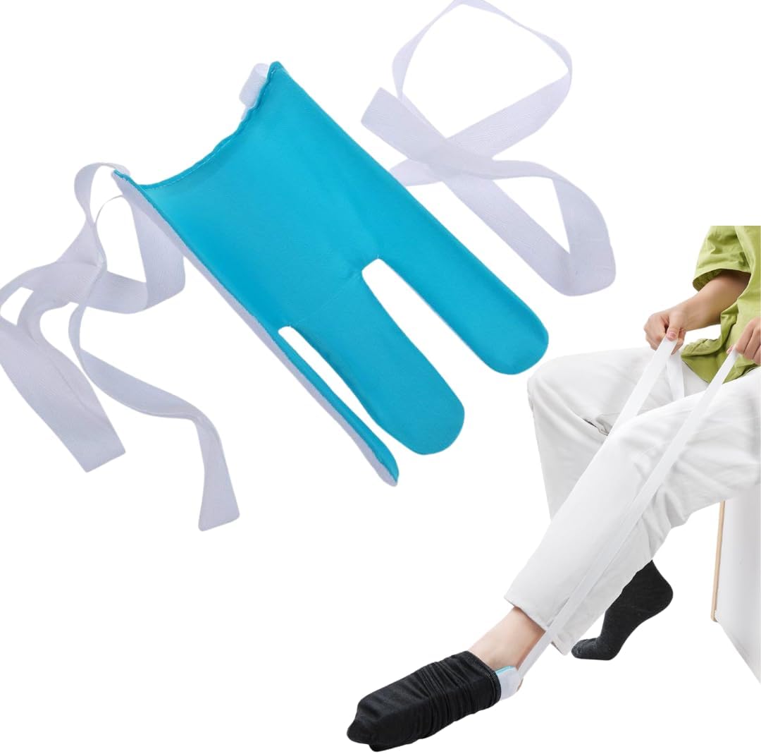 Sponsored Ad – Eazy Sock Aid for Elderly, Disabled and Pregnant Sock Helper Tool for Easy Sock and Stocking Wear, Sock Puller Aid for Limited Reach, Compression Stocking Applicator