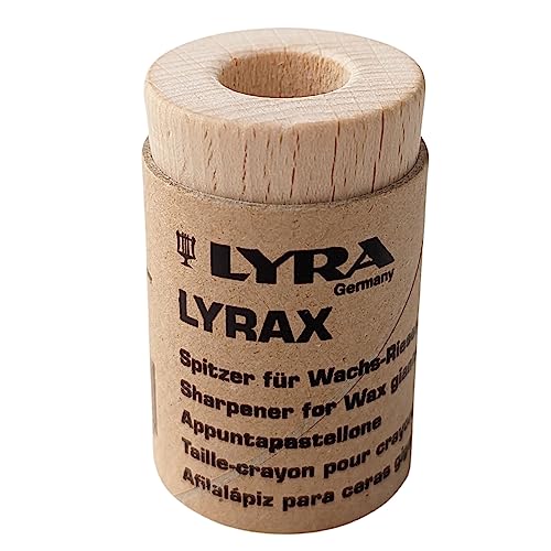 Stockmar 5829 Lyra Stockmar Stick Crayon Sharpener-Twist Off Wood Top W/Cardboard Barrel- Jumbo Crayon Sharpener thumb #7