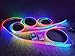 Ydzwavui 3PCS 4FT Quad Row Brightest Chasing Dream Color LED Light Strips for Making Polaris Slingshot Wheel Well Lights Car Truck Rear Hood Grille Bluetooth + Remote + Switch Control