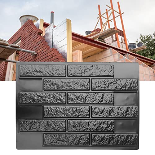 Betonform Schalungs, Kunststoffformen Beton-Set, Backstein-Furnier-Form, Wiederverwendbare Terrassen-Betonpflaster-Gartenweg-Formen, Wand-Zement-Platten-Form für Garten-Heimdekoration
