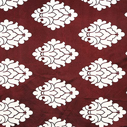 Image of Polyester 3-Layered Microwave Oven Top Cover With 4 Utility Pockets Suitable for Upto 30 Liter (Color- Maroon, Size-36x14 Inches)