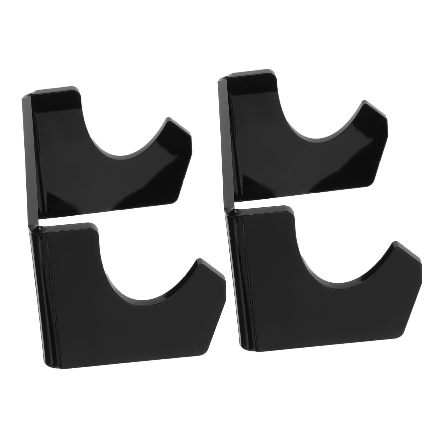 Totority 2pcs Acrylic Skateboard Wall Mount Bracket Hanger Sturdy Display Rack for Skateboards Easy to Install for Collectors and Skateboarders