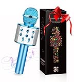 GeschenPark Microfono Niños, Juguetes Niñas 5-10 años Regalos Niña 4-12 Años Microfono Karaoke para Niños Juguetes Niño 4-12 Años Regalos Cumpleaños Niños