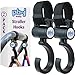 PBnJ baby Stroller Hooks 2 Pack Organizer Clip Travel Purse Shopping Diaper Bags