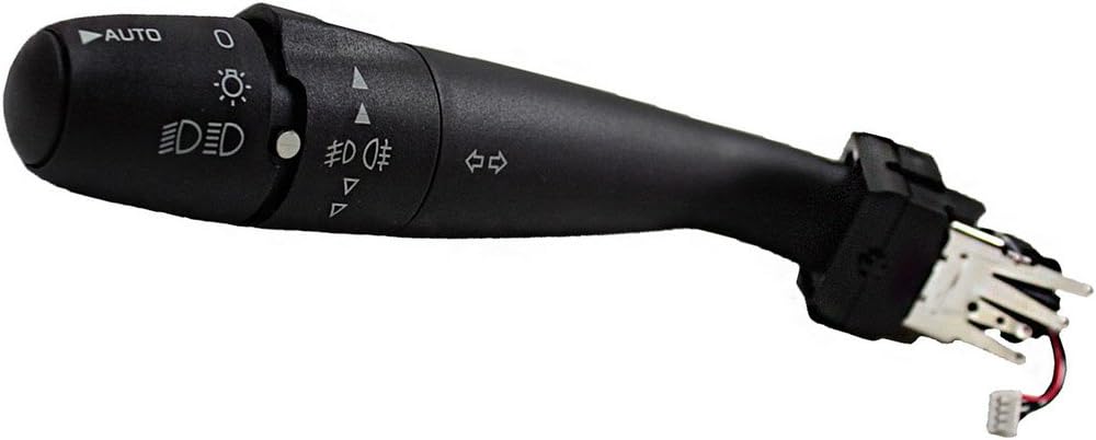 Levers for turn signal and fog light.