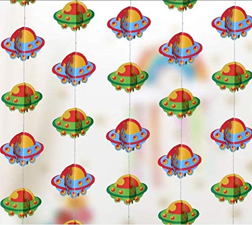 Image of 40613 inch3 D UFO Frills, Garland for Parties, Events Decoration, Pack of 2