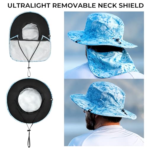 Image of KastKing Sol Armis UPF 50 Boonie Hat - Sun Protection Hat, Fishing Hat, Beach & Hiking Hat, Paddling