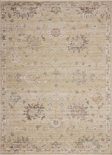 Loloi Magnolia Home by Joanna Gaines Pace Collection PAC-05 Apricot/Multi 3'-6" x 5'-6" Accent Rug