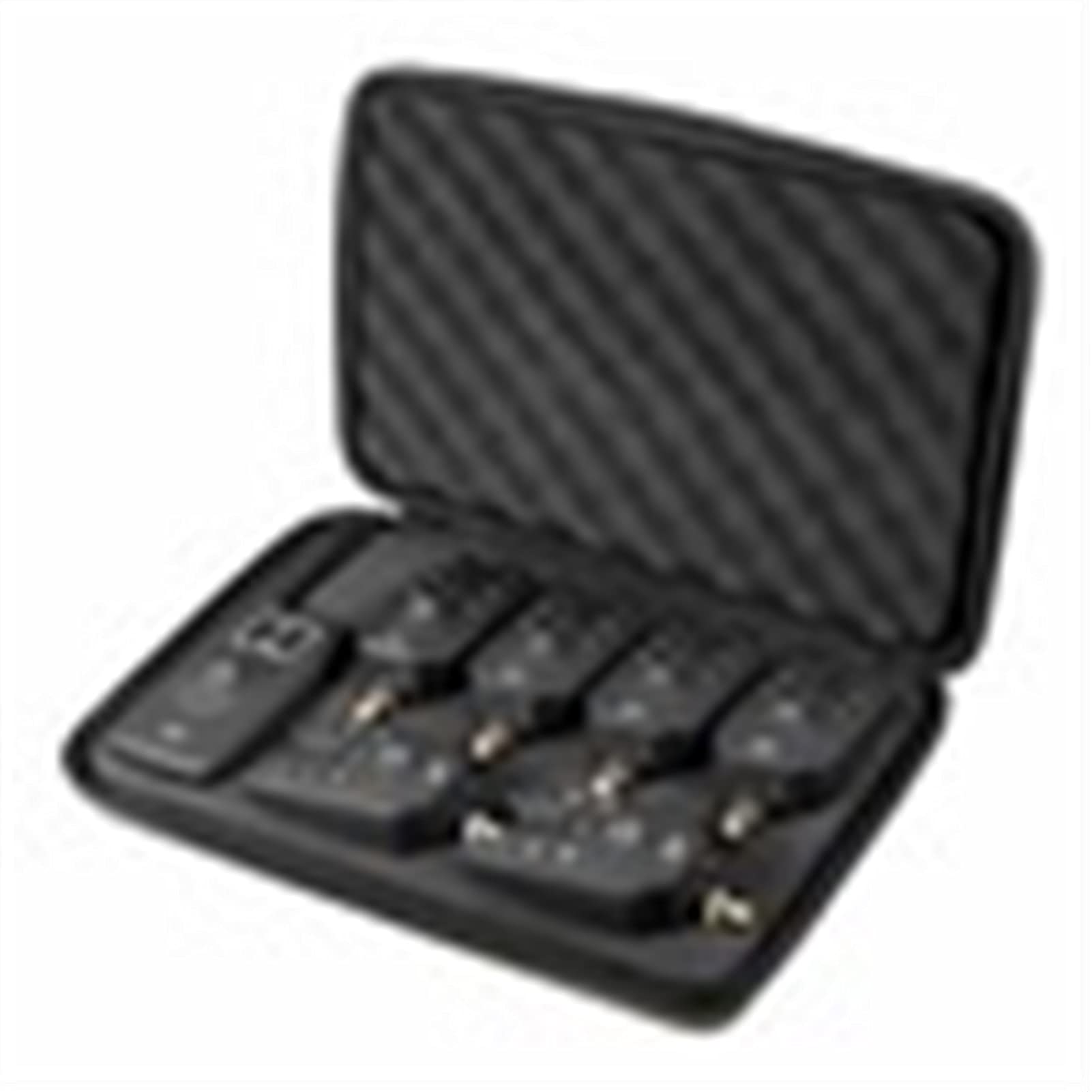 Fouillard de pêche sans Fil Alarm Finder Sound Alerte Screen Digital Bite Fish Bite Récepteur d'alarme Ensemble avec Caisse Carpe Pêche Tackle,Rechargeable Longue DuréE(Style 6)