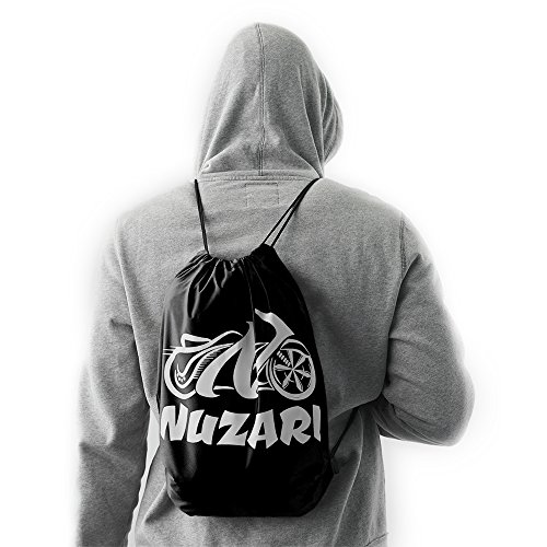 Nuzari Heavy Duty Motorcycle Cover - Outdoor Bike Storage Motorcycle Covers - Motorcycle Cover Waterproof Outdoor - Dirt Bike Covers (Black, Large) #TOP5