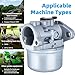 799868 Carburetor Compatible with Briggs & Stratton 498170 799872 694202 497586 498254 790821-14111 Carburetor +795259 Air Filter Cleaner Primer Base By LEIMO