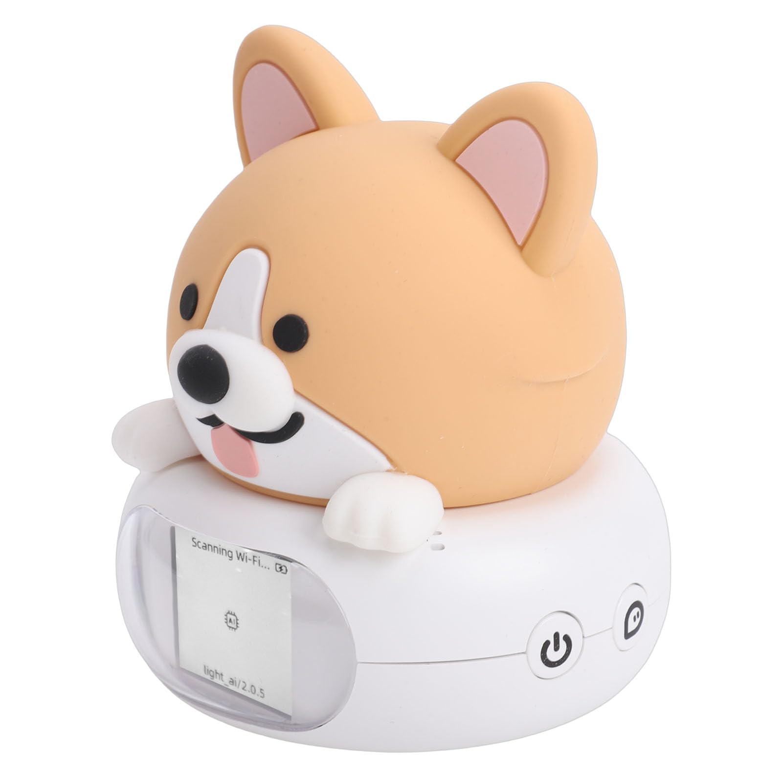 Robot de Escritorio Portátil con IA | Compañero de Chat Inteligente con Luz Nocturna, Comandos de Voz, Modo Seguro para Niños, LED Silencioso, Asistente de Hogar Inteligente WiFi para (Perro)