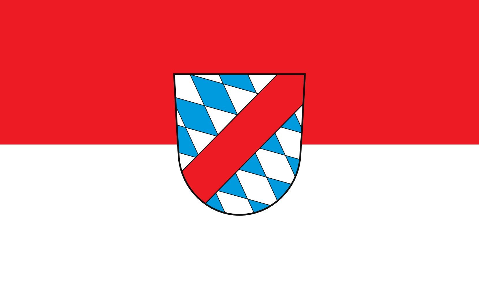 Drapeau Paysage Peiting M en tissu premium de 1.35m²