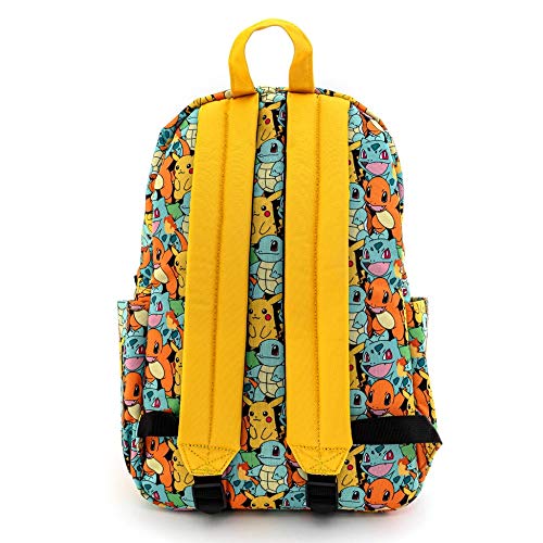 Loungefly x Pokemon Starters Mochila de nylon estampada, Laptop, multi-colored, One Size 4 51t1eowcW8L