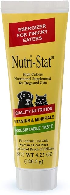 Tomlyn Nutri-Stat Malt-Flavored High Calorie-Nutritional Gel for Dogs & Cats, 4.25oz